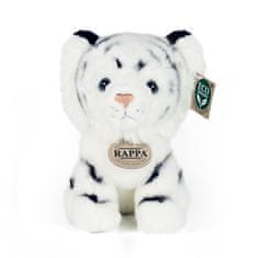 Rappa Plyšový tiger biely sediaci 18 cm ECO-FRIENDLY