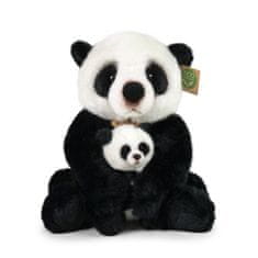 Rappa Plyšová panda s mláďaťom 27 cm ECO-FRIENDLY