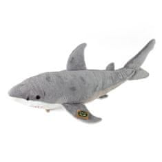 Rappa Plyšový žralok biely 51 cm ECO-FRIENDLY
