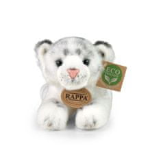 Rappa Plyšový tiger biely ležiaci 17 cm ECO-FRIENDLY