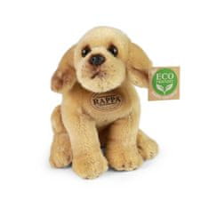 Rappa Plyšový pes labrador sediaci 20 cm ECO-FRIENDLY