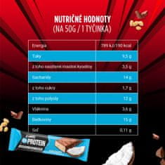 CORNY proteínová tyčinka 30% kokos 18 x 50 g