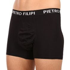 Pietro Filipi 2PACK pánske boxerky balls holder čierné (2BCL002) - veľkosť L
