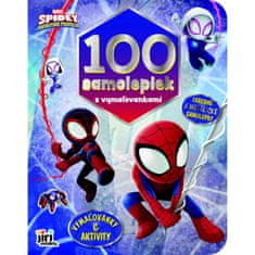 Moveo Omaľovánka JM A4 + 100 samolepiek - SPIDEY