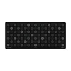 NuPhy Bokeh Deskmat - Herná podložka na stôl - ochranná podložka na stôl, 90x40 cm, Obsidian Black