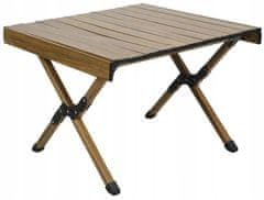 Mirpol Skladací hliníkový záhradný kempingový stôl 60x60x44 cm 
