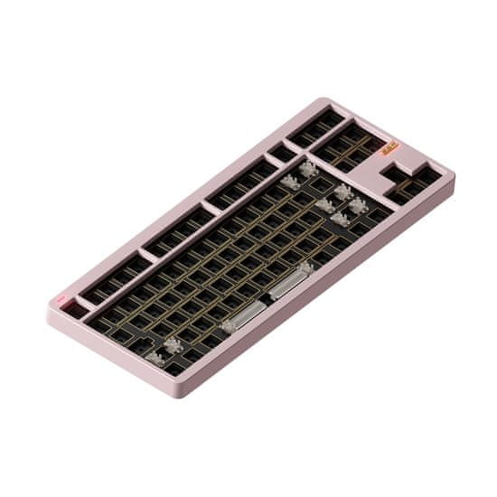 NuPhy Gem80 QMK/VIA Bezdrôtová Mechanická Klávesnica, ANSI 80%/TKL, Inca Rose - Barebone