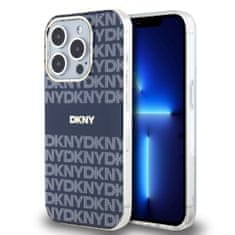 DKNY Zadný kryt PC/TPU Repeat Pattern Tonal Stripe Magsafe pre iPhone 15 Pro Blue