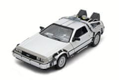 Welly 1:24 DeLorean Time Machine 2 Strieborná