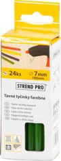 Strend Pro Tyčinka Strend Pro GS-201B, 100x07 mm, zelená, bal. 24 ks, tavná, lepiaca, náplň do tavnej pištole