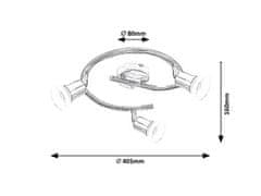 Rabalux 5628 Riley, interierové svietidlo
