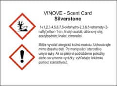 VINOVE Osviežovač vzduchu scented card - SILVERSTONE