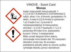 VINOVE Osviežovač vzduchu scented card - MONZA