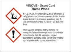 VINOVE Osviežovač vzduchu scented card - ROME