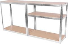 Strend Pro Regál Racks RAT40 MS, kovový, MDF, 5 políc, 1800x900x400 mm, max. 175 kg/polica