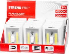 Strend Pro Svietidlo Strend Pro Switchlight SL1063, 2xCOB 200 lm, 3xAAA, s vypínačom, .