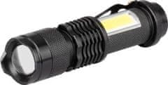 Strend Pro Svietidlo Strend Pro Flashlight NX1040, 3 W, 70+65 lm, s bočným svetlom, Zoom, 1xAA, .