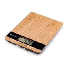 Solex Váha kuchynská OROMED ORO-KITCHEN SCALE black BAMBUSOVA