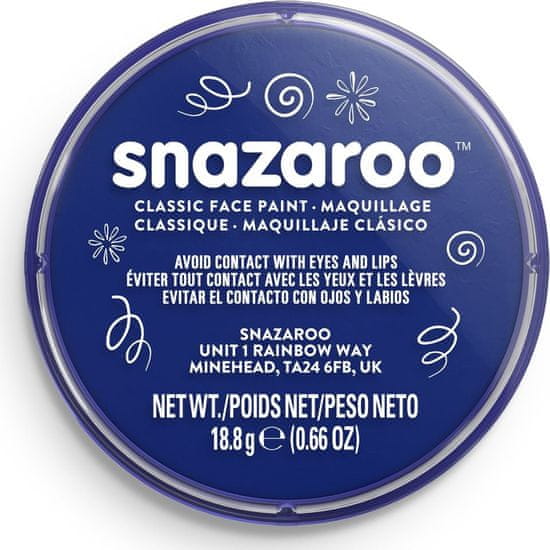 Snazaroo Farba na tvár Tmavomodrá (Dark Blue) 18ml