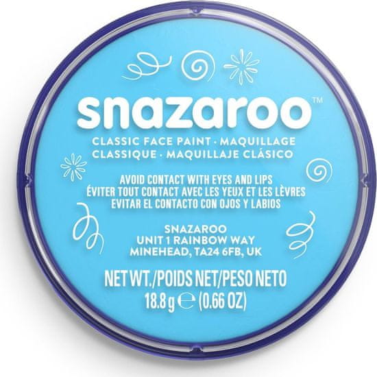 Snazaroo Farba na tvár Tyrkysová (Turquoise) 18ml