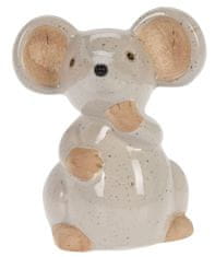 Koopman Dekoratívna porcelánová figúrka myši 10,8 cm