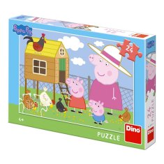 Dino Toys Puzzle Peppa Pig Sliepočky 24ks 