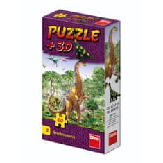 Dino Toys Puzzle 60 Dinosaury + figúrka Dino 