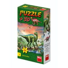 Dino Toys Puzzle 60 Dinosaury + figúrka Dino 