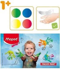 Maped Farby na prsty Colorpops 4ks.