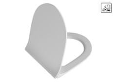 Vitra VITRA Shift WC sedátko Slim SoftClose RN030S - Vitra