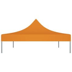 Vidaxl Strecha na párty stan 4,5x3 m, oranžová 270 g/m²