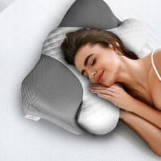 Medi Sleep Ortopedický vankúš na spanie na boku, profilovaný, vyrobený z pamäťovej peny, veľký rozmer