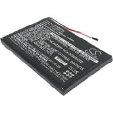 CameronSino Batéria pre Garmin Nüvi 2757, 3,7 V, 1500 mAh, Li-Ion