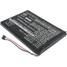 CameronSino Batéria pre Garmin Nüvi 2757, 3,7 V, 1500 mAh, Li-Ion