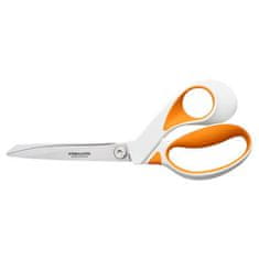 FISKARS Nožnice "RazorEdge Softgrip", oranžová-biela, 23 cm, 1070079