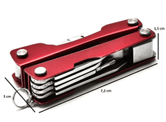 APT AG486A Multifunkčný nástroj MULTITOOL 6v1 - červený