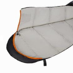 NILLS CAMP ultralight spací vak NC1705 čierny/oranžový