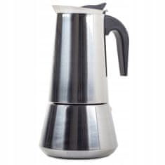 Verk 07045 Moka kanvica na 12 šálok, 600ml - nerezová