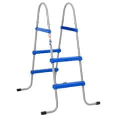 Petromila vidaXL Bazénový rebrík pre nadzemný bazén 84 cm oceľ a plast