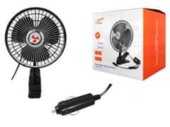 LTC Ventilátor do auta LTC LXWTS1 12V, pr.15,2cm s klipsňou 