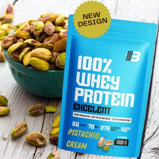 BODY NUTRITION Excelent 100% Whey Proteín - pistáciový krém od BODY NUTRITION