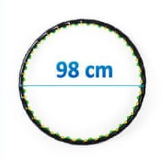 ISO 370 Masážny magnetická obruč Hula Hoop 98 cm