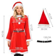 Malatec 22702 Kostým Santa Claus - dámsky