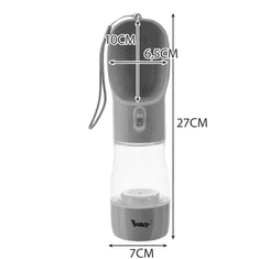 Purlov 21033 Psie fľaša na vodu s miskou