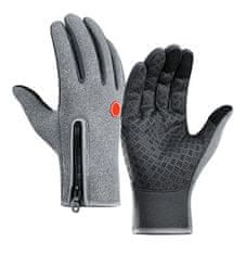 APT BQ19M Športové rukavice pre dotykové displeje, veľ. XXL - šedé