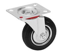 ISO Transportné koleso otočné bez brzdy, 100 mm, 6688