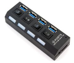 APT USB 3.0 HUB - 4 porty, AK244B