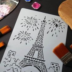 GFT Šablóna s motívom - Eiffelova veža