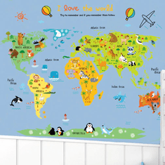 GFT Detská mapa sveta K201