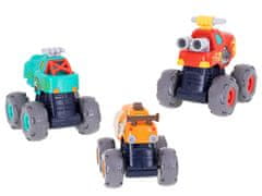 Huile Toys KIK KX5593 Sada autíčok Monster Truck 3 ks